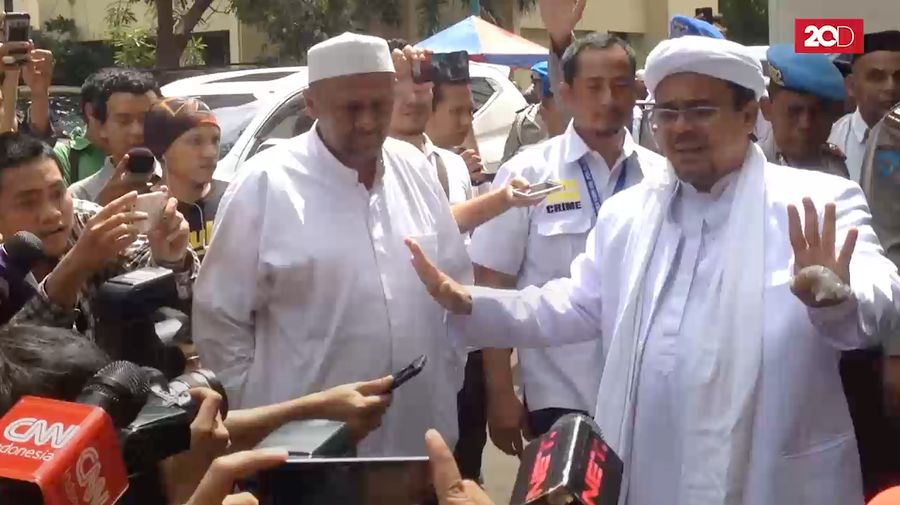 Habib Rizieq Cs Diperiksa Kasus Dugaan Makar