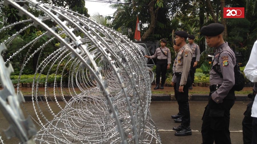 Kondisi Pengamanan Sidang Ahok Pagi Ini