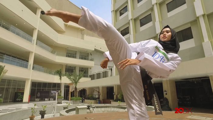 Atlet Taekwondo Cantik ini Menjajal Ajang Pencarian Muslimah Berbakat