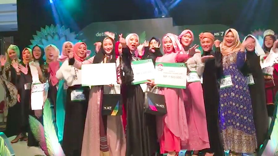 Ini Dia! 3 Juara Favorit Pilihan Juri Sunsilk Hijab Hunt 2017 di Palembang