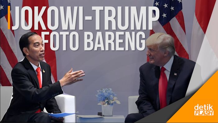 Momen Jokowi dan Trump Foto di G20 yang Ramai Dibicarakan