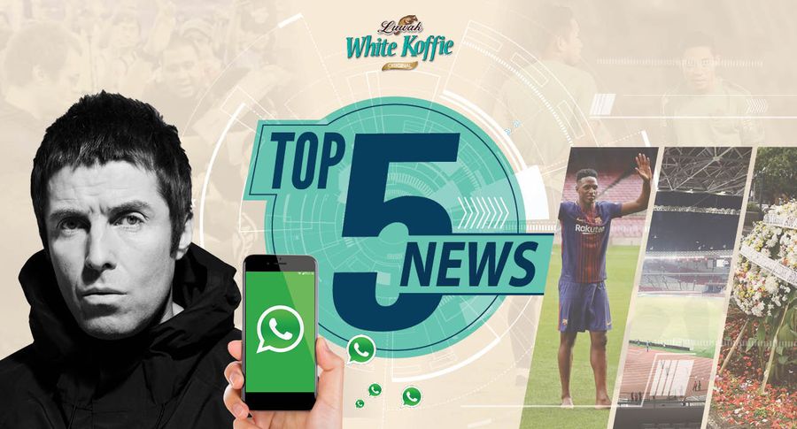 Top 5 News: Liam Gallagher Tiba di Jakarta, WA Kembangkan Fitur Depak Admin Grup