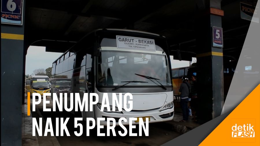 H-5 Lebaran, Terminal Guntur Melati Garut Sepi