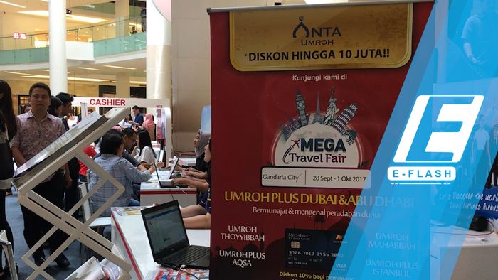 Sejak Pagi Pengunjung Serbu Mega Travel Fair Jakarta