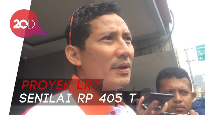 Ratu Prabu Mau Bangun LRT, Sandi: Mereka Bayar Konsultan Dunia