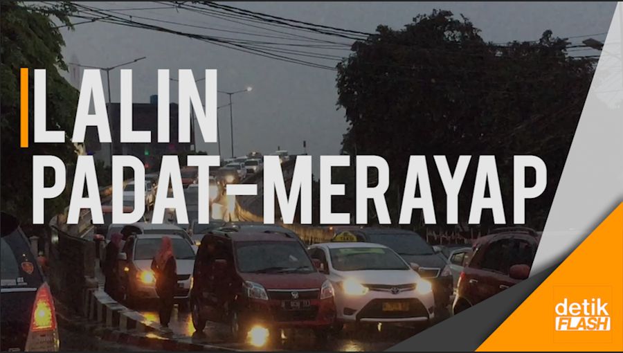 Diguyur Hujan Ringan, Lalin TB Simatupang Merayap