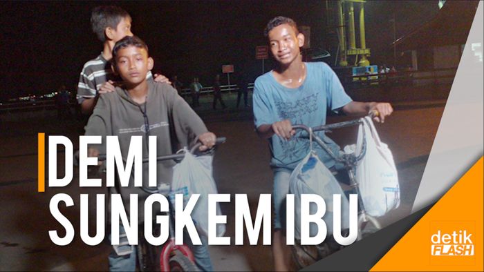 3 Bocah Bersepeda Tempuh Palembang-Jakarta Demi Sungkem Ibu