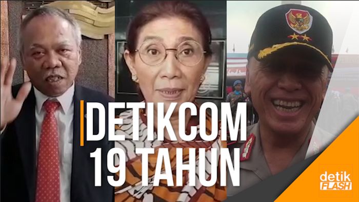 Doa Menteri Susi-Basoeki dan Kapolda Metro di HUT ke-19 Detikcom