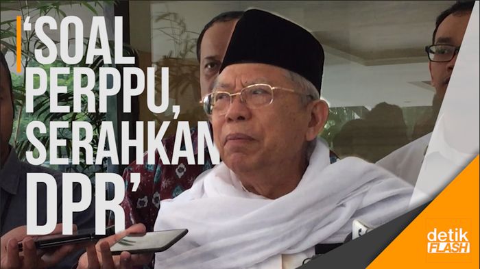 Ketua MUI Maruf Amin: Ngapain Ikut Aksi 287?