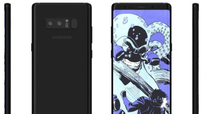 Penampakan Galaxy Note 8 Usung Kamera Ganda