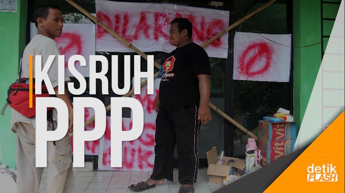 Kantor DPP PPP Digeruduk Kelompok Misterius