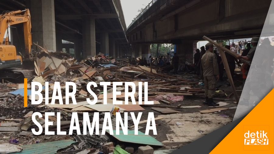 Usai Ditertibkan, Kolong Tol Kalijodo Bakal Dijaga Polisi