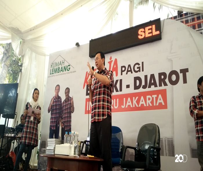 Ahok: Kalian Tidak Bisa Penjarakan Ide Saya