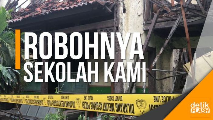 Gedung SMPN 32 Jakarta Ambruk, Dua Orang Luka-luka