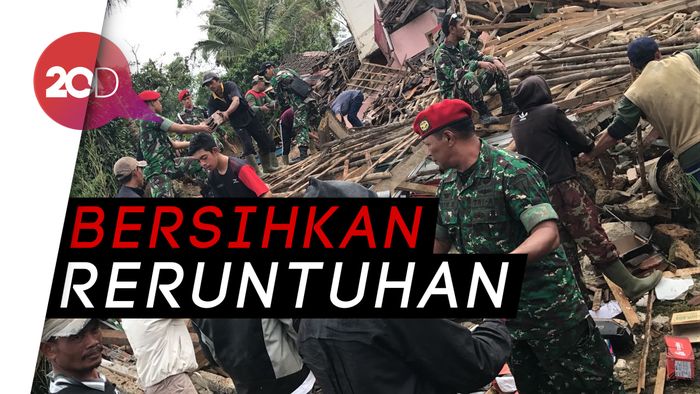 Ada Bangunan Roboh di Bogor Akibat Gempa, Kopassus Turun Tangan