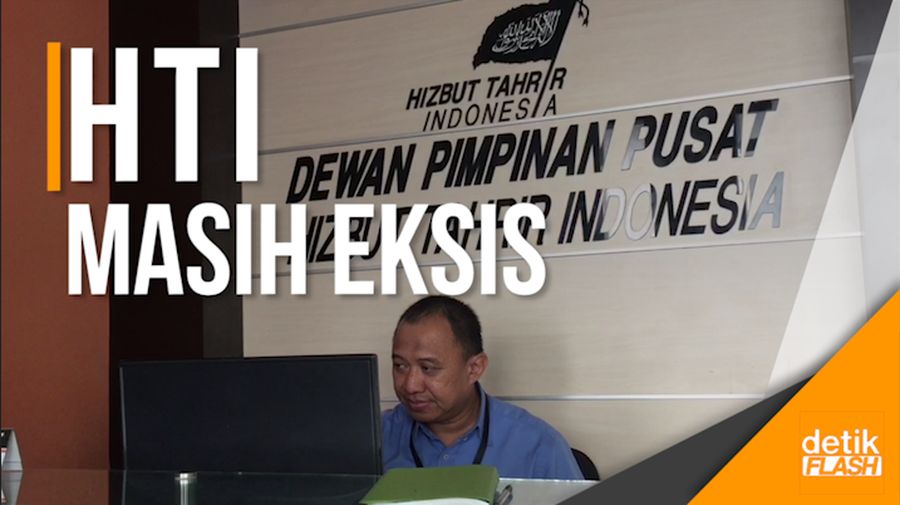 Dibubarkan, Kantor HTI Tetap Beraktivitas Normal