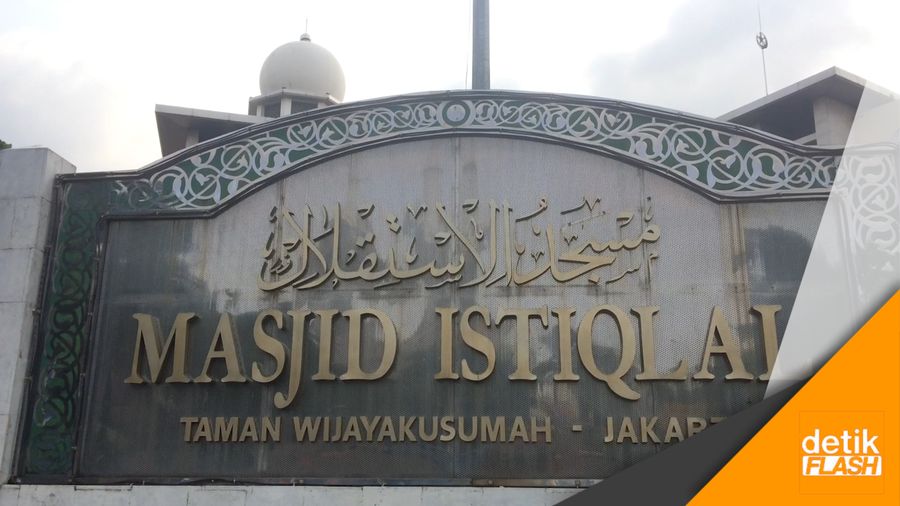 Persiapan Masjid Istiqlal Sambut Raja Salman