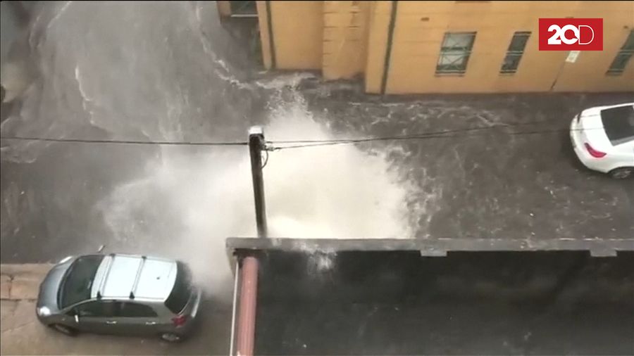 Hujan Deras di Kota Sydney, Jalanan pun Banjir