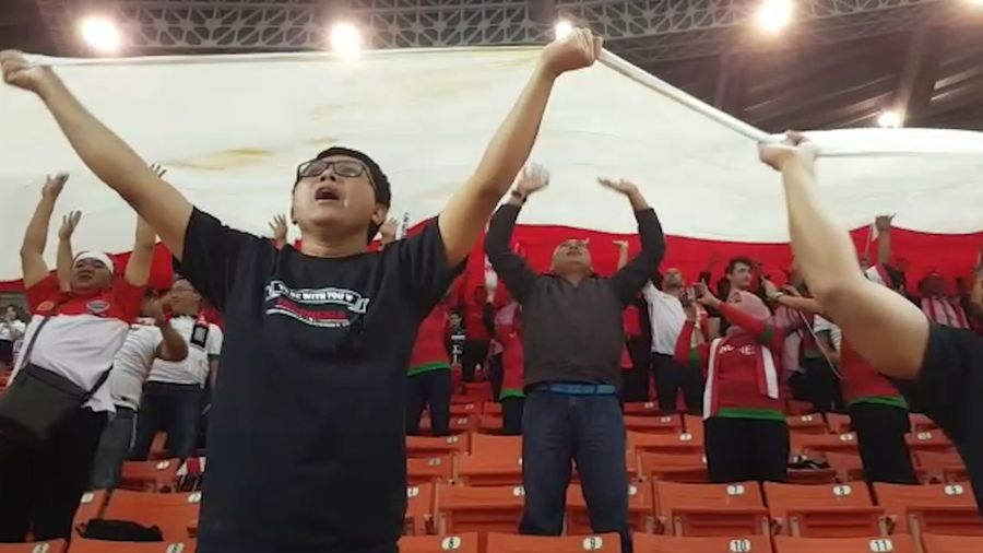 Standing Applause Buat Timnas Indonesia dari Para Suporter