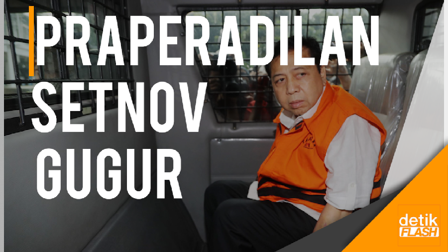 Hakim Kusno Gugurkan Praperadilan Setya Novanto