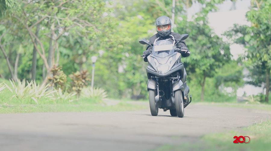 Menguji Performa Motor Roda Tiga Yamaha Tricity