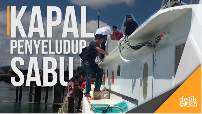 Melihat Lebih Dekat Kapal Pengangkut 1 Ton Sabu asal China