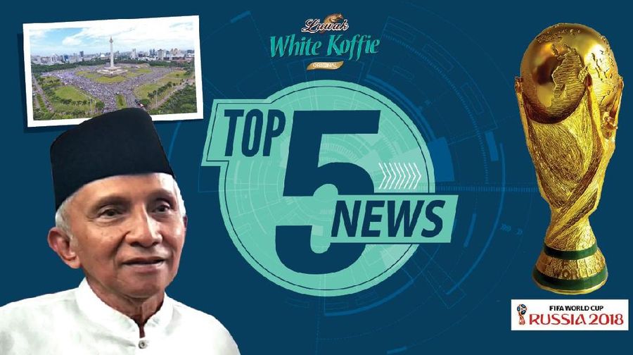 Top 5 News: Hasil Undian Piala Dunia 2018, Melihat Aksi Reuni 212 dari Drone