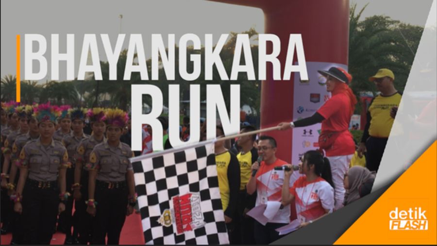 Intip Meriahnya Bhayangkara Run 2017