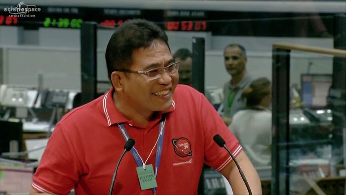 Senangnya CEO Telkom Indonesia Satelit Telkom 3S Sukses Meluncur