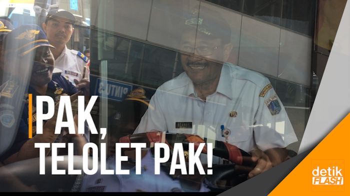 Aksi Djarot Jajal Klakson Telolet