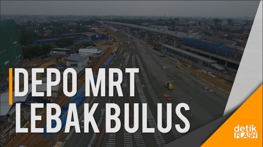 Melihat Perkembangan Depo MRT Lebak Bulus