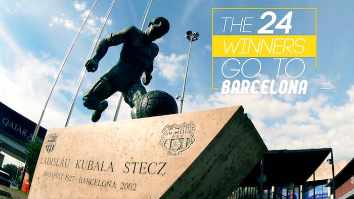 Jalan-jalan dan Nonton Barca Langsung Bersama 24 Orang Hoki