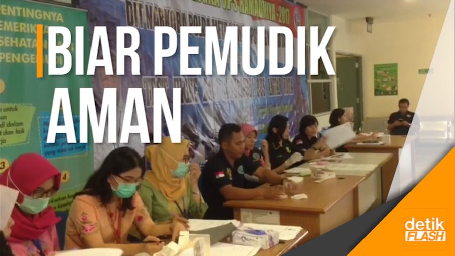 Sopir Bus Jalani Tes Urine di Terminal Pulo Gebang