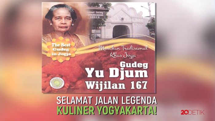 #RIPYuDjum Ucapan Duka dari Para Netizen Untuk Sang Legenda Gudeg