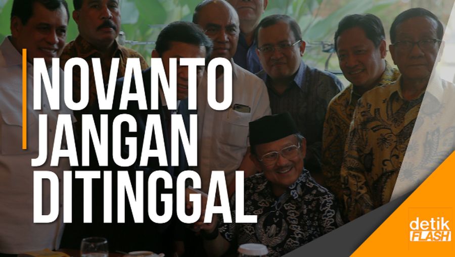 Nurdin Halid: Habibie Minta Novanto Jangan Ditinggal Sendirian