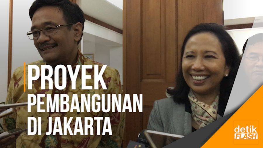 Menteri Rini Temui Djarot, Bahas Evaluasi Proyek Pembangunan