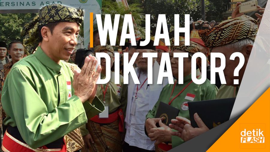 Sindiran Jokowi: Masak Wajah Gini Dibilang Diktator