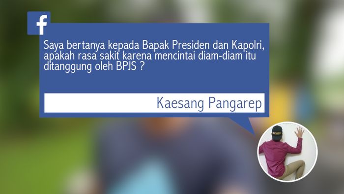 Kocak! Akun Facebook Kaesang Pangarep Ikutan #SayaBertanya