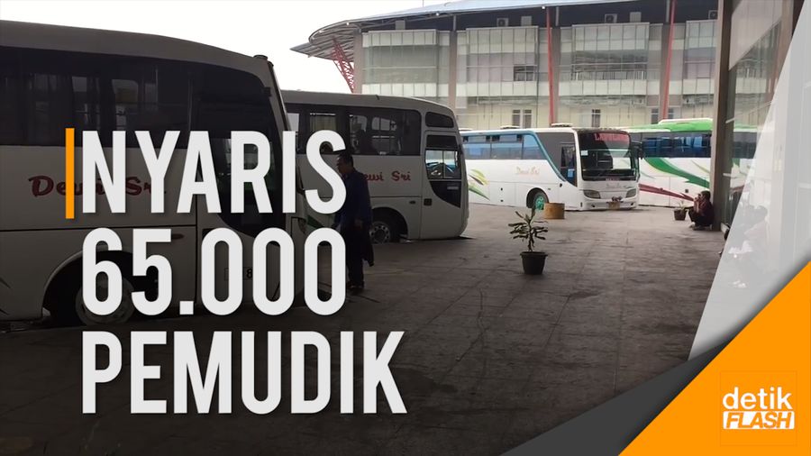 Terminal Pulo Gebang Sudah Berangkatkan Nyaris 65.000 Pemudik