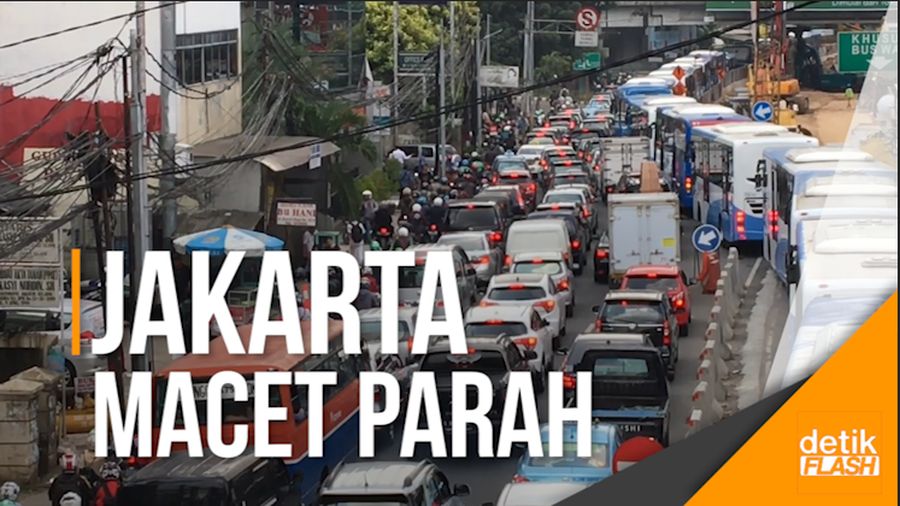 Horor Kemacetan Jakarta di Hari Senin