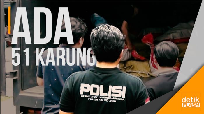 Sabu China Seberat 1 Ton Tiba di Polda Metro Jaya