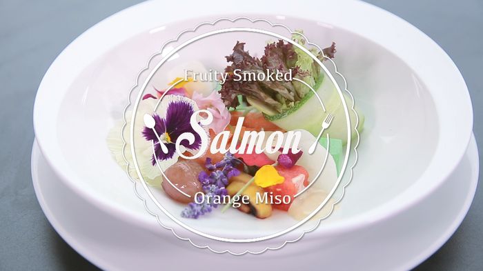Fruity Smoked Salmon Orange Miso