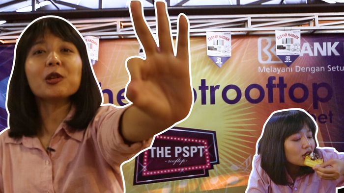 Menjajal Jajanan Kekinian di PSPT Rooftop Pasar Tebet