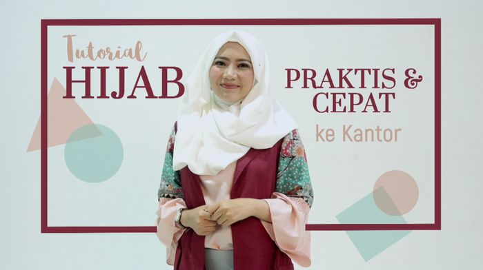 Tutorial Hijab Praktis & Cepat untuk ke Kantor
