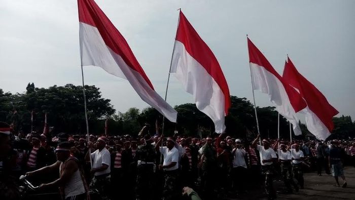 Semaraknya Apel Nasional Nusantara Bersatu di Bandung