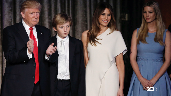 Gaya Fashion Keluarga Donald Trump di Pidato Kemenangan Presiden