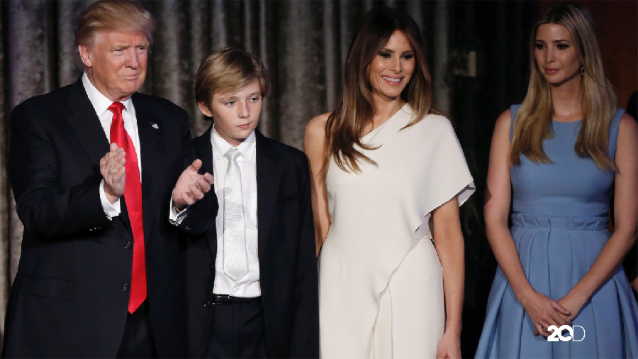 Gaya Fashion Keluarga Donald Trump di Pidato Kemenangan Presiden
