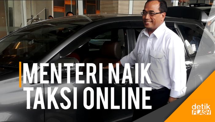 Menteri Budi Naik Taksi Online, Pengemudinya Kaget