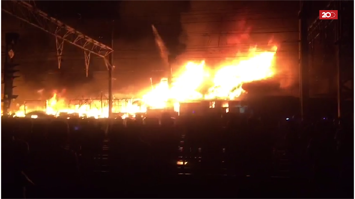 Puluhan Rumah Semipermanen di Jakbar Terbakar