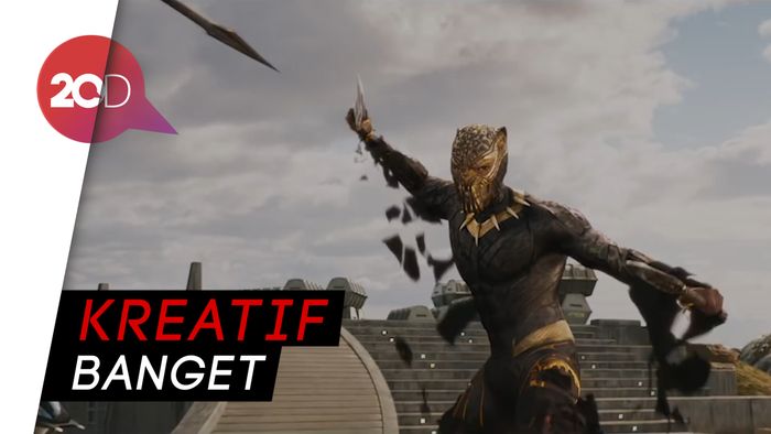 Kreatif! Ada yang Gambar Wayang Black Panther
